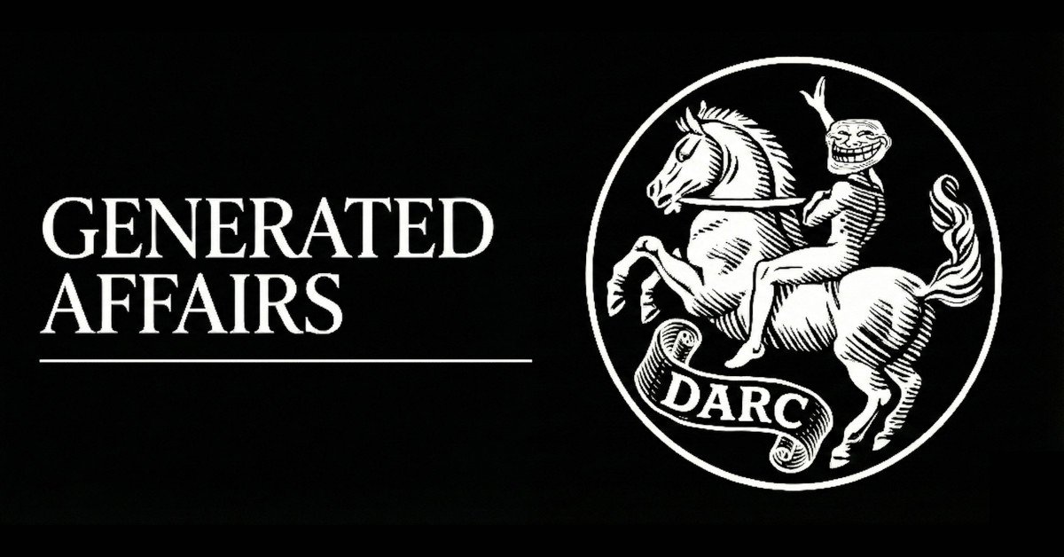 Today, DARC is proud to be launching Generated Affairs, a website that produces endless <a href="/ForeignAffairs/">Foreign Affairs</a> style thought-leadership on demand using the cutting edge in artificial intelligence:

…foreignaffairsarticledoesnotexist.com