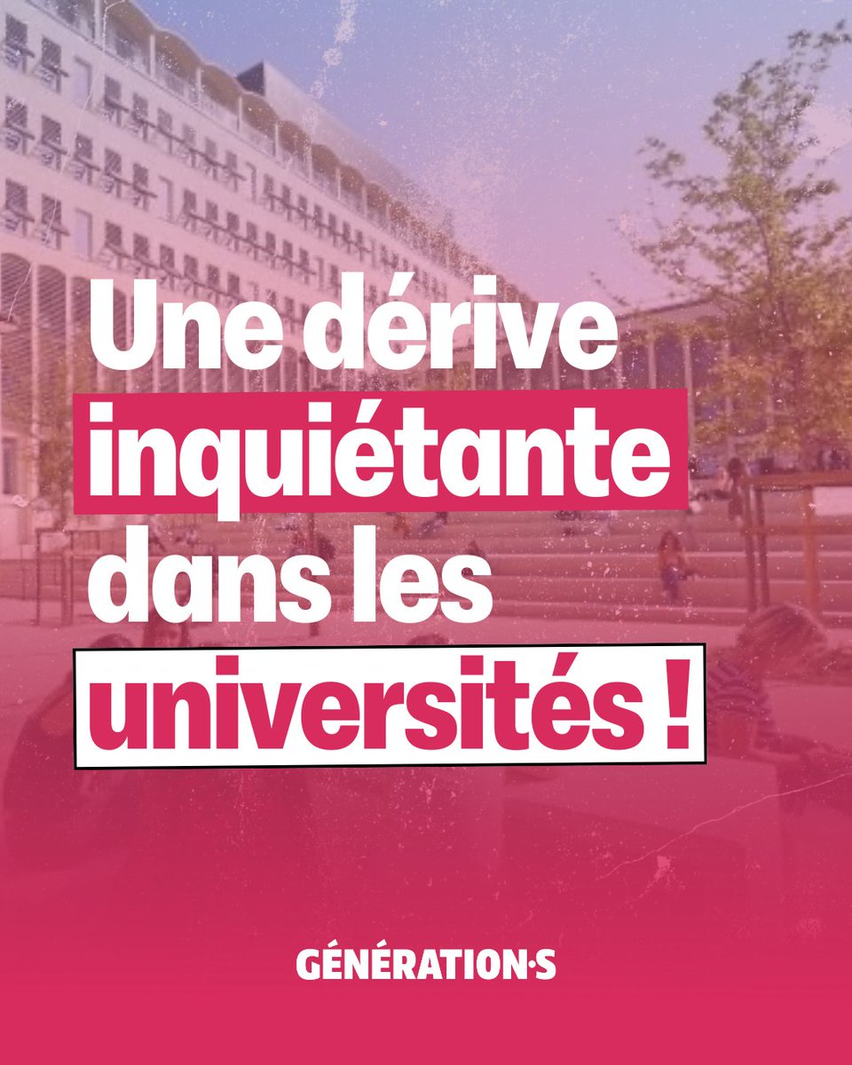 GenerationsMvt's tweet image. Une dérive inquiétante dans l’enseignement supérieur. ⬇️

Lutter contre l’antisémitisme est indispensable dans l’enseignement supérieur. Mais cette lutte est aujourd’hui détournée par le ministère pour restreindre les libertés académiques, et pour surveiller les opinions des…
