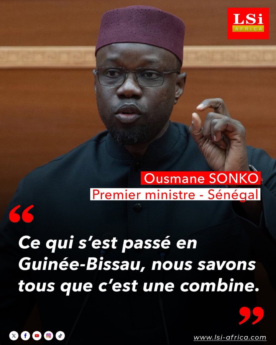 sonkosoul's tweet photo. 🚨🇸🇳Ousmane SONKO sur la Guinée-Bissau 🇬🇼. https://t.co/oLeTmIzpEW
