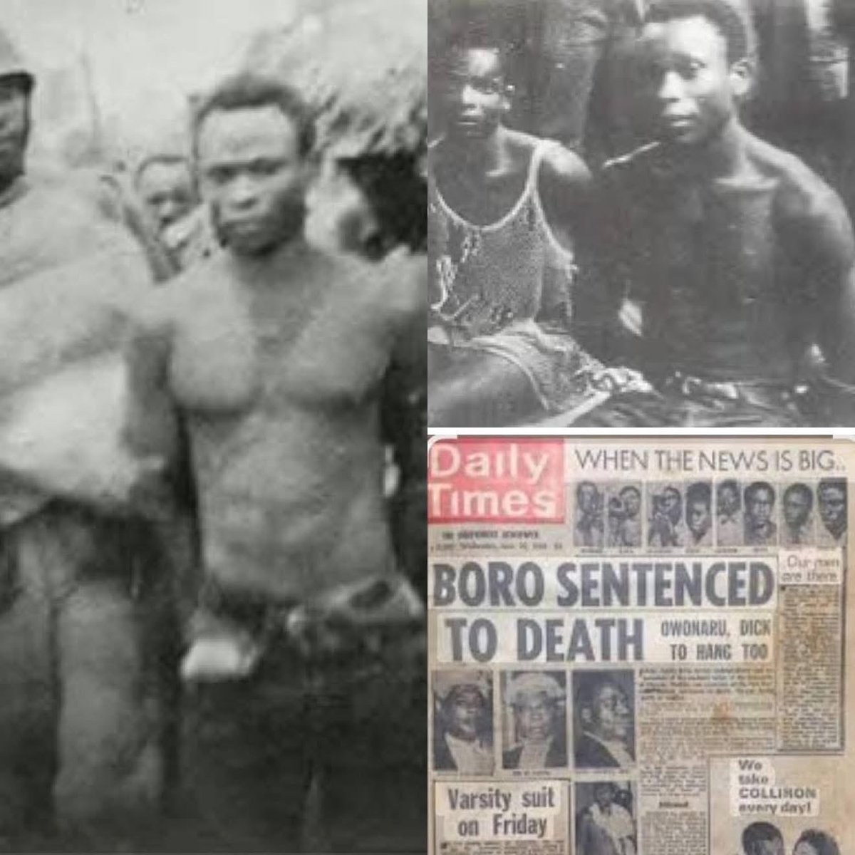 <a href="/renoomokri/">Reno Omokri</a> The then Head of State, Major General Johnson Aguiyi-Ironsi, quashed what he called the Isaac Boro mutiny, primarily using troops of Eastern Nigerian origin. 

Me: Not only the above, he sentenced him to death which is what Kanu also deserves. They should be thankful to Omotosho.
