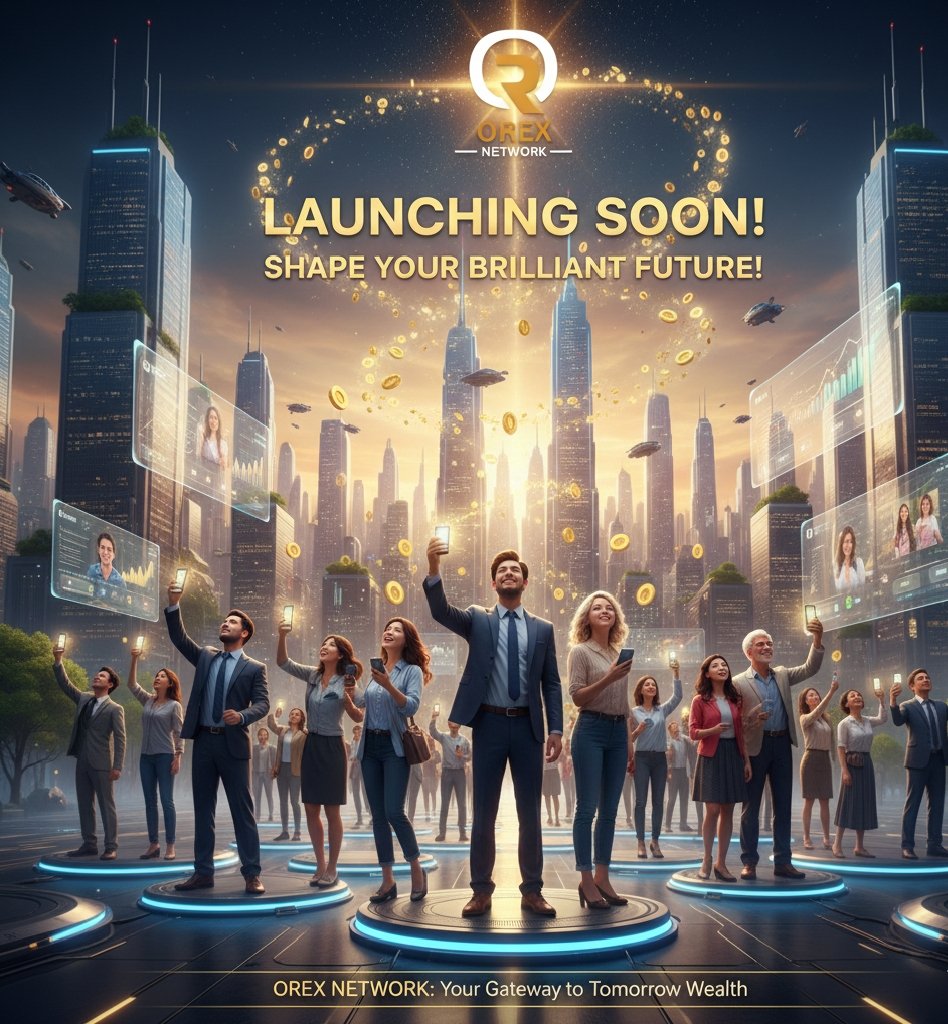 Orexnetwork's tweet image. The future is bright and it&apos;s almost here! 🚀 OREX NETWORK is LAUNCHING SOON to help you shape your brilliant future. Get ready!
 #OREXNETWORK #ComingSoon #FutureOfEarning
