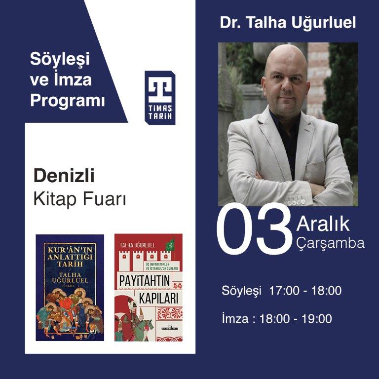 Denizli Kitap Fuarı'na tüm okurlarımızı bekliyoruz. ✨📚

<a href="/Talhaugurluel/">Talha Uğurluel</a>