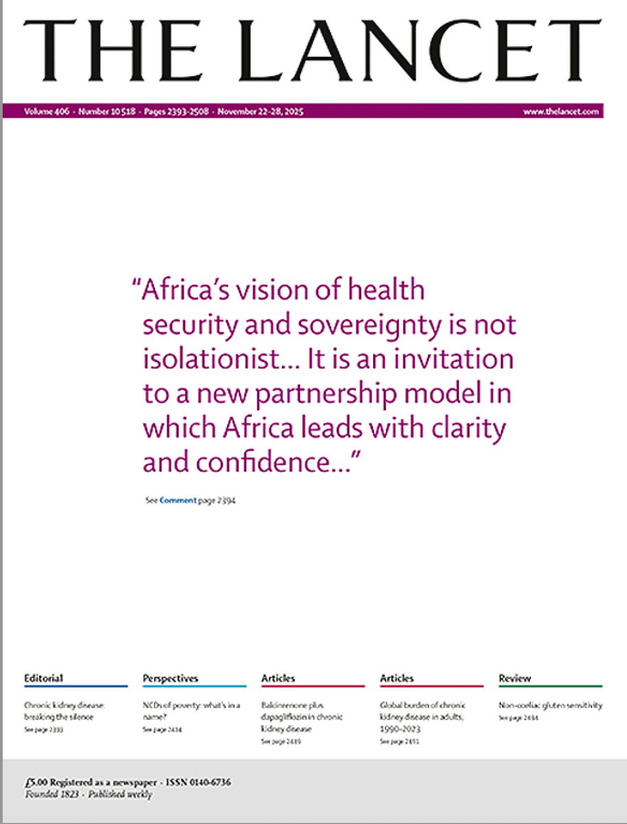 Climate change is already reshaping health outcomes across Africa &amp; the evidence is now impossible to ignore.

We are proud to share that our MD, <a href="/VIhekweazu/">Vivianne Ihekweazu</a>, co-authored this crucial new Health Policy in <a href="/LancetCountdown/">The Lancet Countdown on Health and Climate Change</a> with researchers, calling for locally led research,