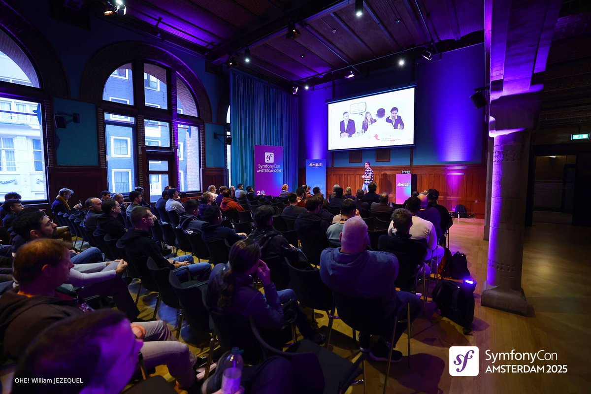 symfonycon's tweet image. 🚀We just had: Alejandro Reyes Amaro with “Cloud-Agnostic AI Agents with Clean Architecture”

At #SymfonyCon Amsterdam 2025, Alejandro shows how to build enterprise-ready AI agents that are cloud-agnostic, compliant, and innovative! 💻🤖🌍💜

#Symfony #PHP #TechConference #AI