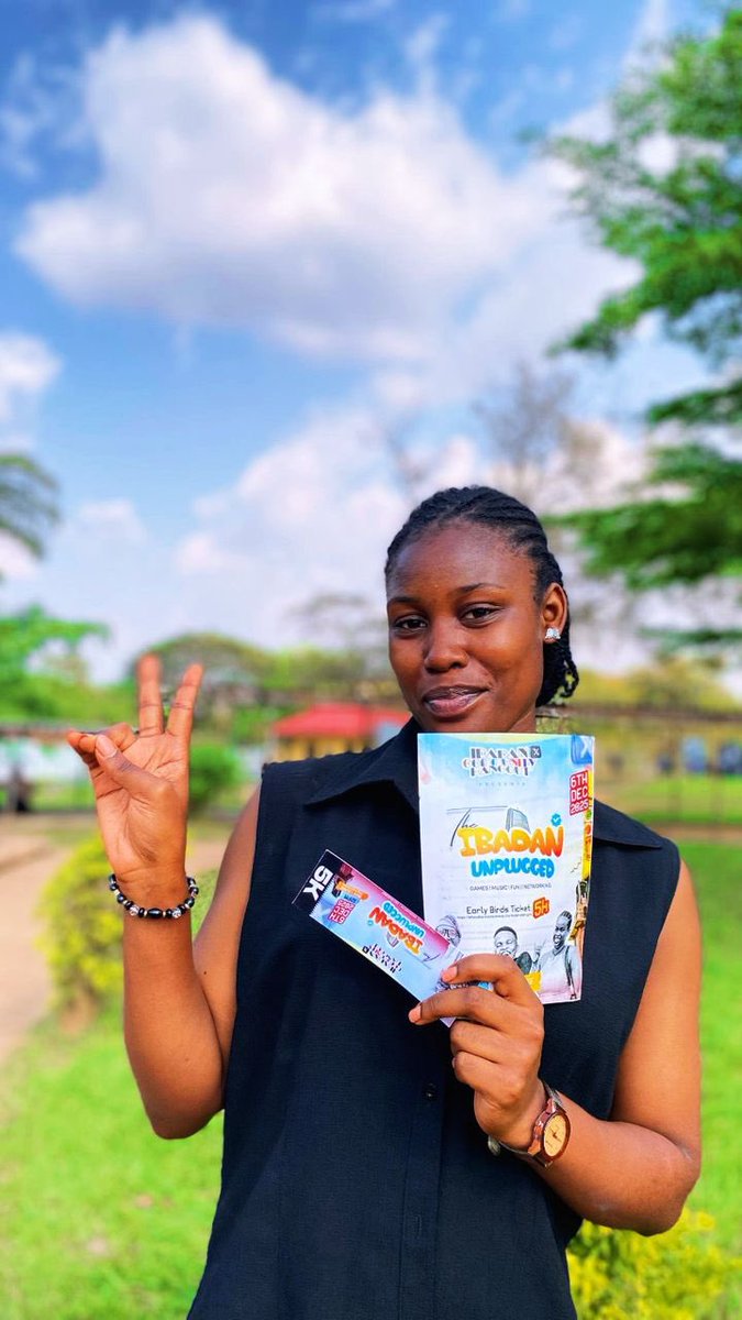 FehintolaIyanuu's tweet photo. It’s 8 days to #IbadanUnplugged and my pretty babies are ready🤩🥳
Are you ?!😒
Click on the link below to get your tickets 🎫😉
https://t.co/caMuShvwg6 https://t.co/VvBbfzWsiz