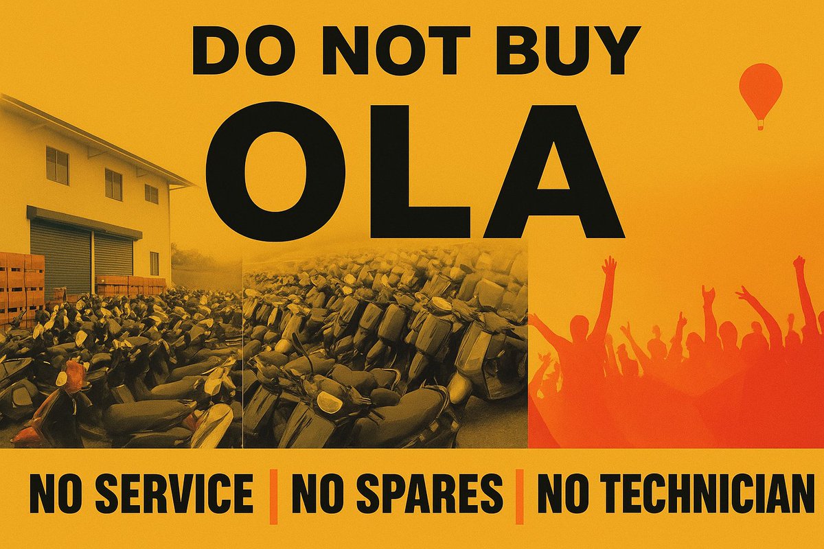 sonusahuaan's tweet photo. @OlaElectric Go away, liar https://t.co/dGNy0s5hED