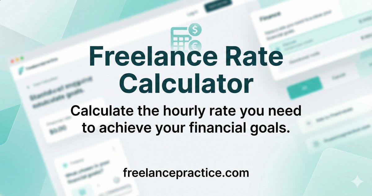 tomas_vysny's tweet image. I was sick of pulling #freelancer pricing out of thin air. 💨

So I sat down and vibecoded a tool to calculate my necessary hourly rate based on my actual goals. 📉📈

It&apos;s live (and free).

Check it out: freelancepractice.com

#buildinpublic #solopreneur #vibecoding #lovable