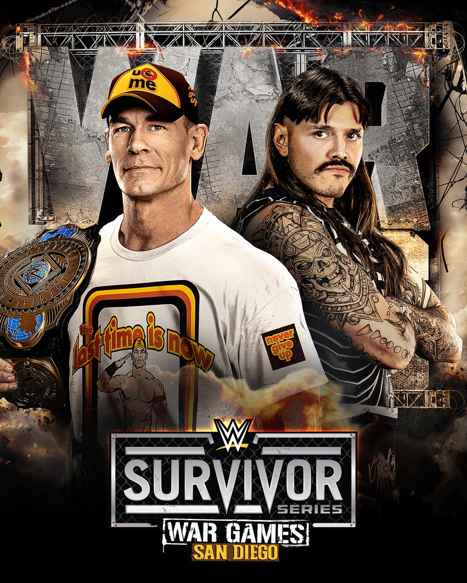 WWEDeutschland's tweet image. Nutzt @DomMysterio35 den Heimvorteil und erobert in seiner Heimat San Diego den Intercontinental Championtitel von @JohnCena zurück? 

#SurvivorSeries: WarGames - Samstagnacht, 29./30. November, LIVE um 1 Uhr auf @WWENetwork (Countdown: 23 Uhr)!