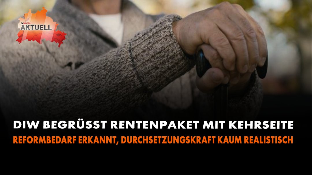 DIW begrüßt Rentenpaket mit Kehrseite

Nachrichten auf tvberlin unter:
youtu.be/ut0lSXOu4Ik

#tvberlin #politik #ukraine #russland #merz #rente #türkiye #linke #automobile #wirtschaft #verbrenner #arbeitslosigkeit #reform