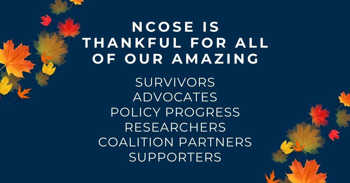 As we reflect on Thanksgiving, we’re thankful for the courage of survivors, the dedication of advocates, and the growing momentum toward a safer, more dignifying world. Your support makes this movement possible and strengthens every step forward we take together. We couldn’t do