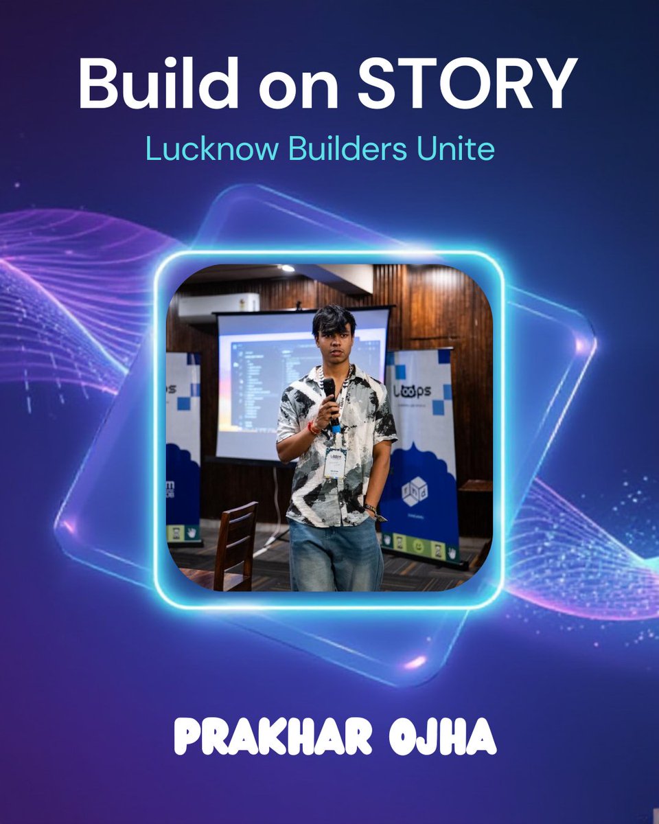 Lucknow_DAO's tweet image. Introducing our speaker for Build on STORY: Lucknow Builders Unite!

They’ll be sharing insights on the future of programmable IP and how builders can create, license &amp;amp; scale on-chain using Story Protocol the world’s IP blockchain.