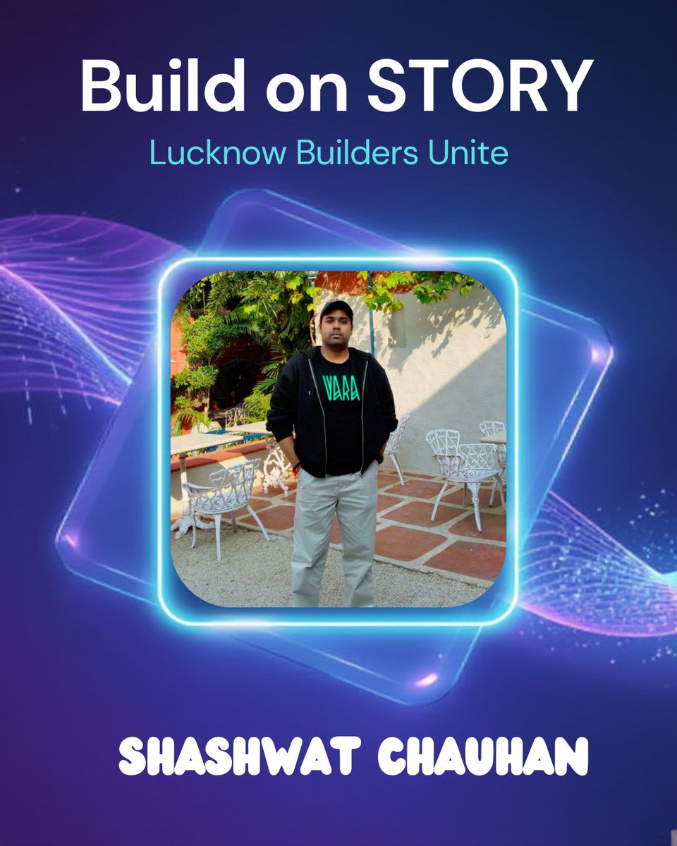 Lucknow_DAO's tweet image. Introducing our speaker for Build on STORY: Lucknow Builders Unite!

They’ll be sharing insights on the future of programmable IP and how builders can create, license &amp;amp; scale on-chain using Story Protocol the world’s IP blockchain.