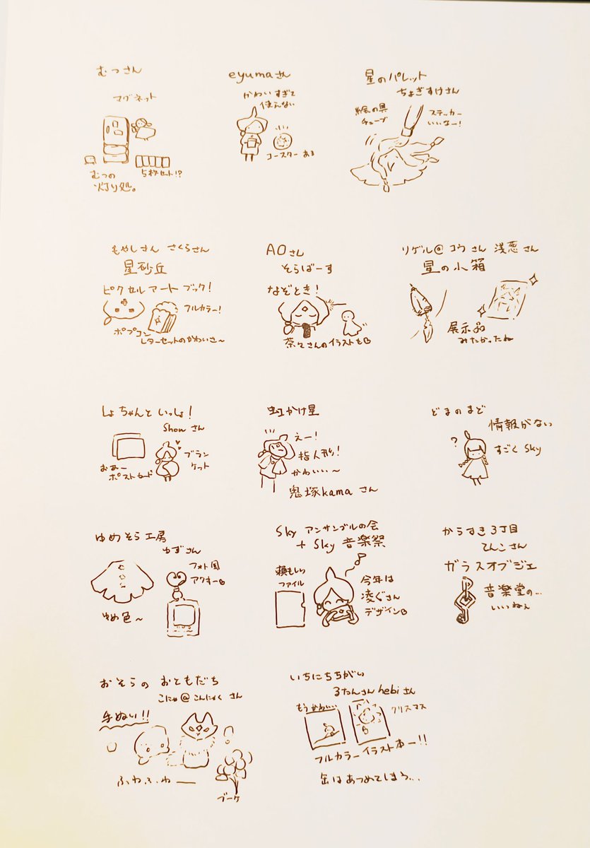 totttemooisii's tweet image. 29日の出展者さん頑張れー（誤字脱字あったら申し訳ないです🙏）
#skycreatortroupe　#Sky創造部