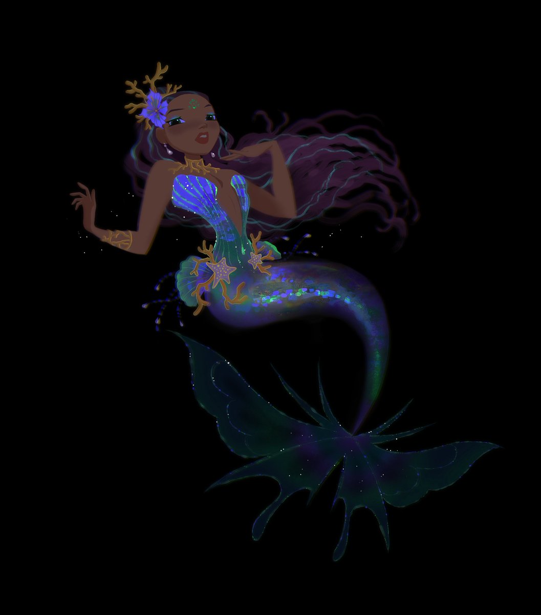 stardust_axel's tweet image. Mermaid commission! 🤧
#art #mermaid #artwork