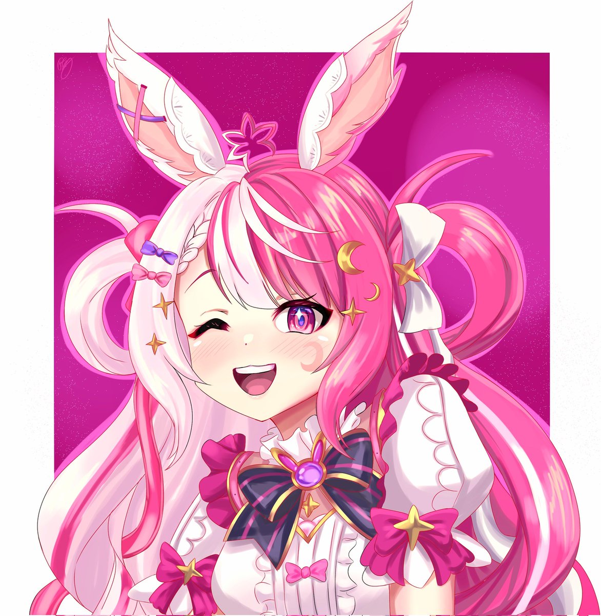 Nwevo dibujo ñeñeñeñeñe, queria dibujal a Lalabell hace ya un buen rato ñeñ

🌙 #Lalarte  🎀 #Vtuber #VtuberES