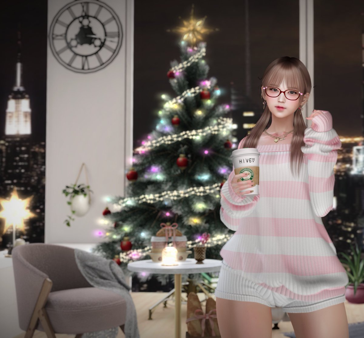 今日はクリスマスツリーを飾ったよ🎄