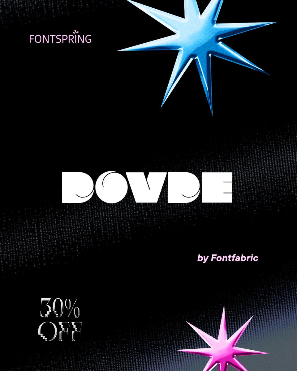 fontspring's tweet image. 🎉 Font of the Week: Fontfabric — 30% Off All Fonts! 🎉 Say hello to sleek, modern type from Fontfabric — a world-renowned digital type foundry founded in 2008 in Sofia, Bulgaria.

👉 What’s the deal: All Fontfabric fonts are 30% off now through the sale — a perfect time to snap…