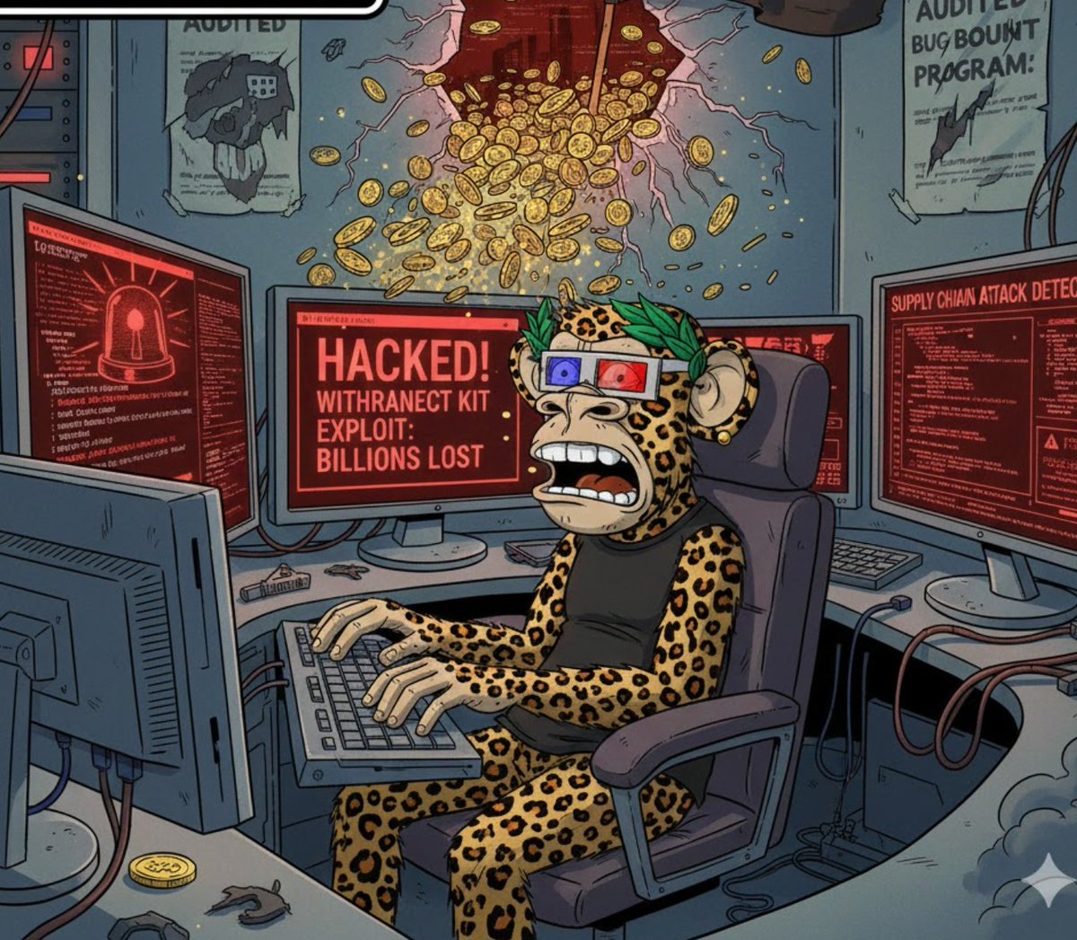 codyboston19's tweet image. 4/5 | 🐋 Security

Security Headline: “We were hacked, withdrawals suspended.”

Trust vanishes overnight.The Ledger Connect Kit Exploit and major bridge hacks (@CurveFinance, @Orbiter_Finance ) showed that even battle-tested protocols are vulnerable to supply chain attacks and…