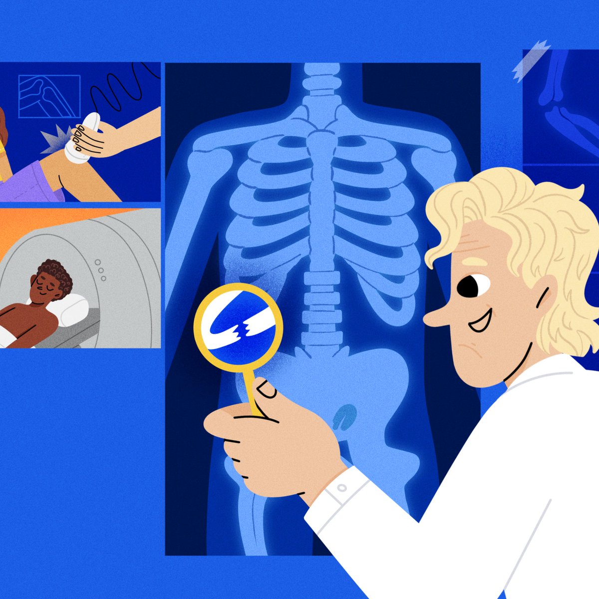 FrontYoungMinds's tweet image. Did you know doctors are bone detectives? 🦴🔎
With today&apos;s #imaging technology, they can see every broken bone! They use different #detective equipment from X-rays to #MRI machines.🕵
How do doctors choose the best #equipment to solve each case?
fro.ntiers.in/BoneDetectives
#Bones