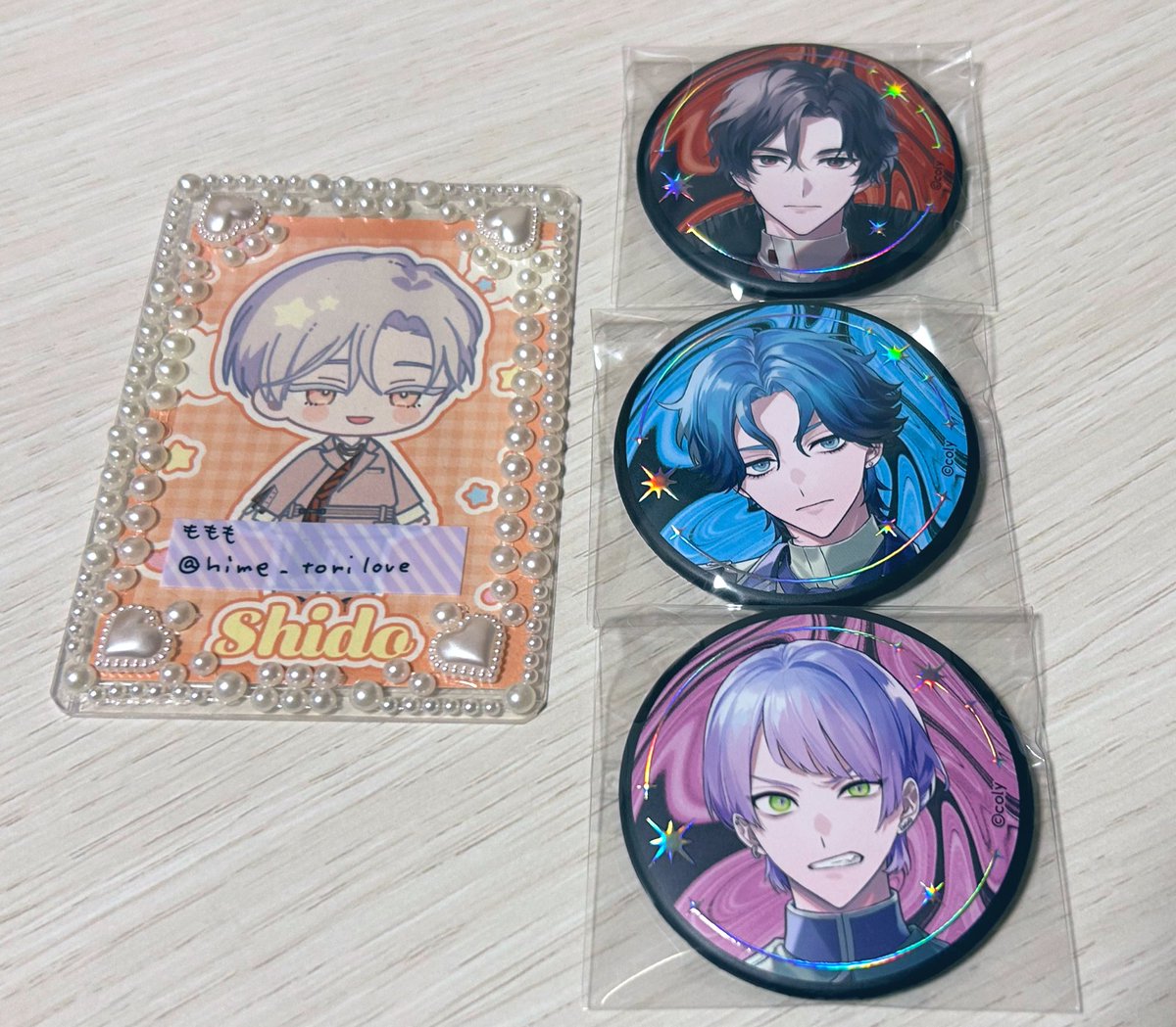 交換】ブレイクマイケース ブレマイ AGF 缶バッジ 譲: 皇坂 新名 麻波