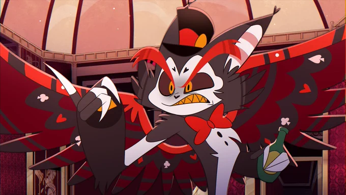 My internet's back! Haha. I was reminiscing about old times and I went to an alternate dimension ,Lol #HazbinHotel #HazbinHotelFanart