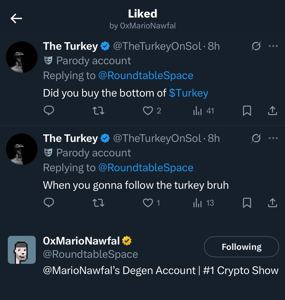 FirstInLine12's tweet image. I think @RoundtableSpace bought the bottom of $turkey