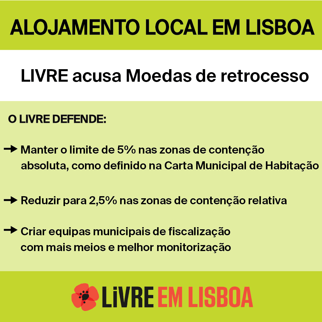 livre_lisboa's tweet image. Lisboa precisa de políticas de habitação que protejam os moradores. É urgente mais habitação acessível e parar com o favorecimento de grandes operadores turísticos. Por tudo isto o @LIVREpt votou contra as propostas para o Alojamento Local de Carlos Moedas.
