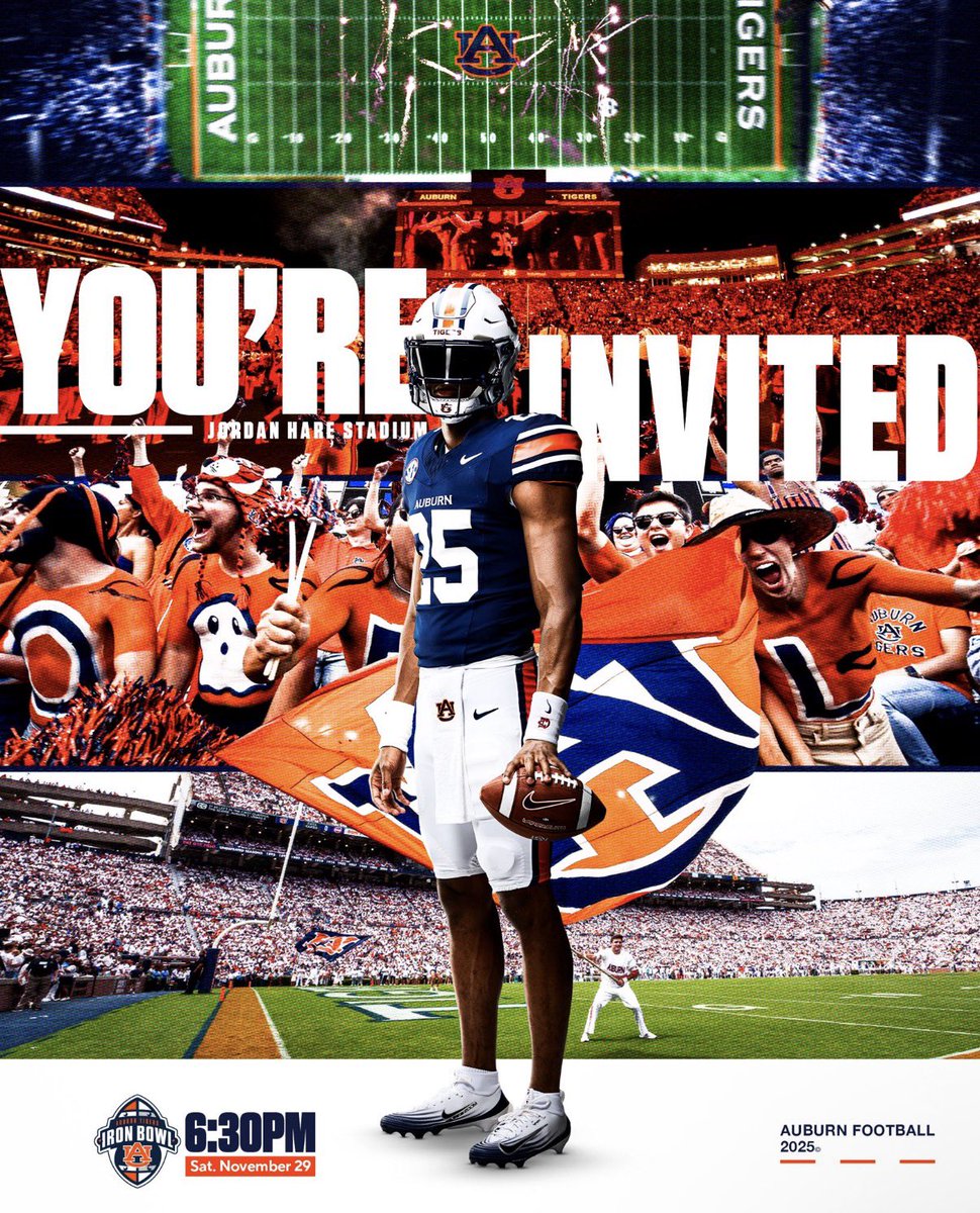 Very excited to be in the plains this weekend for the iron bowl! <a href="/adamgorney/">Adam Gorney</a> <a href="/AuburnMade/">Auburn FB Recruiting</a> <a href="/Rivals/">Rivals</a> <a href="/On3sports/">On3</a> <a href="/nlevelsports/">Next Level Sports</a> <a href="/samspiegs/">Sam Spiegelman</a> <a href="/AllenTrieu/">Allen Trieu</a> <a href="/AUUndercover/">Auburn Undercover 🐅🔎</a> <a href="/AuburnFootball/">Auburn Football</a> <a href="/CoachDurkin/">Coach Durkin</a> <a href="/CoachJesseStone/">Jesse Stone</a> #2028qb #explorepage #Agtg #Classof2028 #QB #beatbama