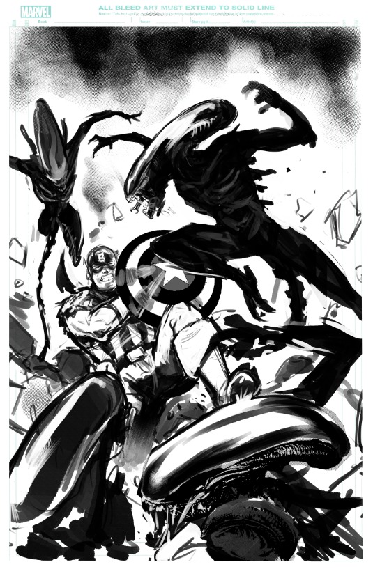 Sketching new sample cover | WIP.
CAPTAIN AMERICA - ALIEN Crossover
<a href="/MarvelComicsHQ/">Marvel Comics</a> #marvelcomics #Marvel