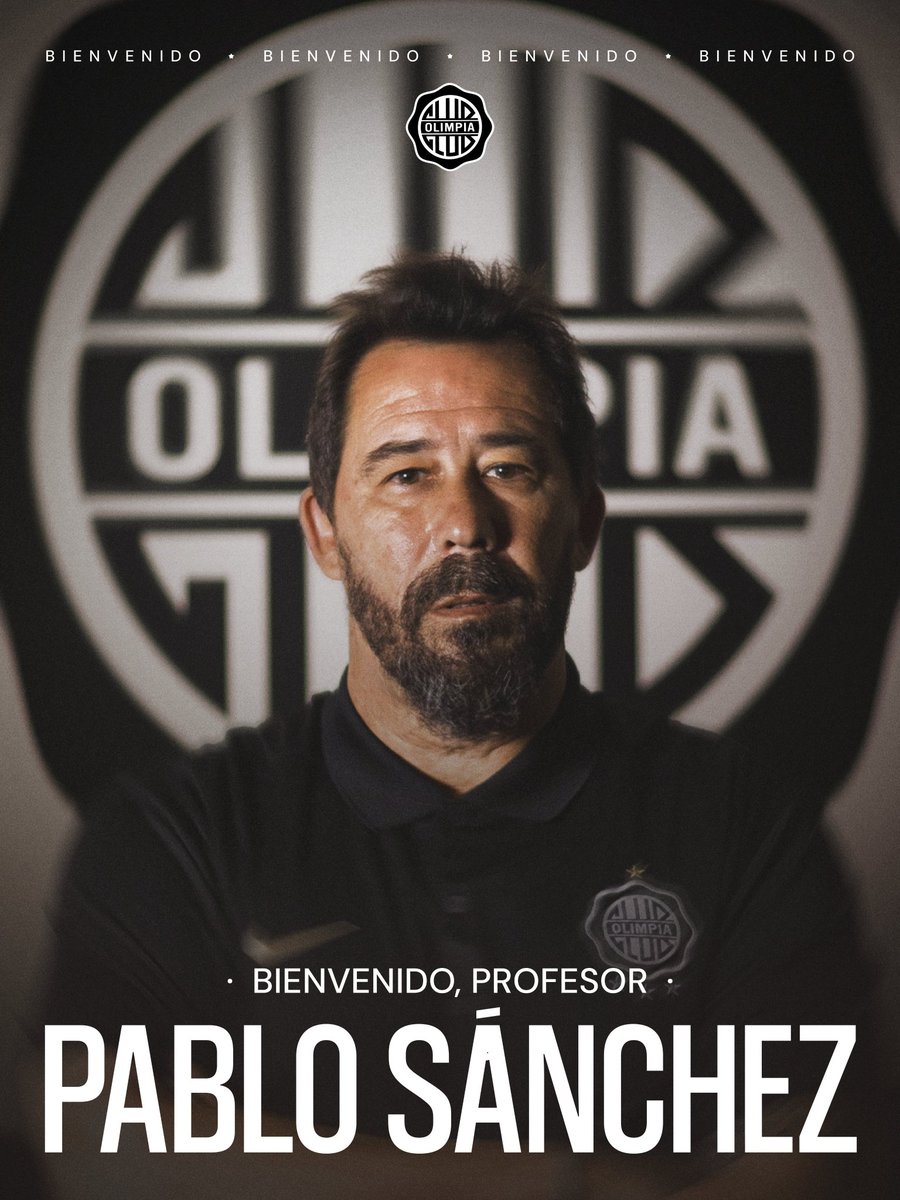 Se realiza la presentación oficial por parte del Club OLIMPIA, anunciando la incorporación de Pablo "Vitamina" Sánchez como nuevo DT del plantel principal del Franjeado.

Absolutamente TODOS queremos que le vaya bien al OLIMPIA y no nos queda nada más que desear éxitos al profe.