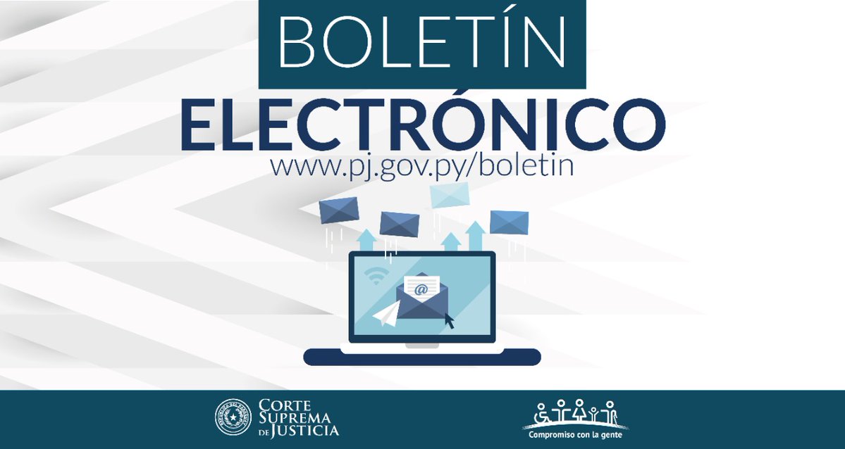 PoderJudicialPY's tweet image. 🔴Acceda cada semana a una nueva edición del #BoletínElectrónico con las noticias e informaciones más destacadas de la semana:

🔗Lea la #Edición787 aquí pj.gov.py/boletin/edicio…