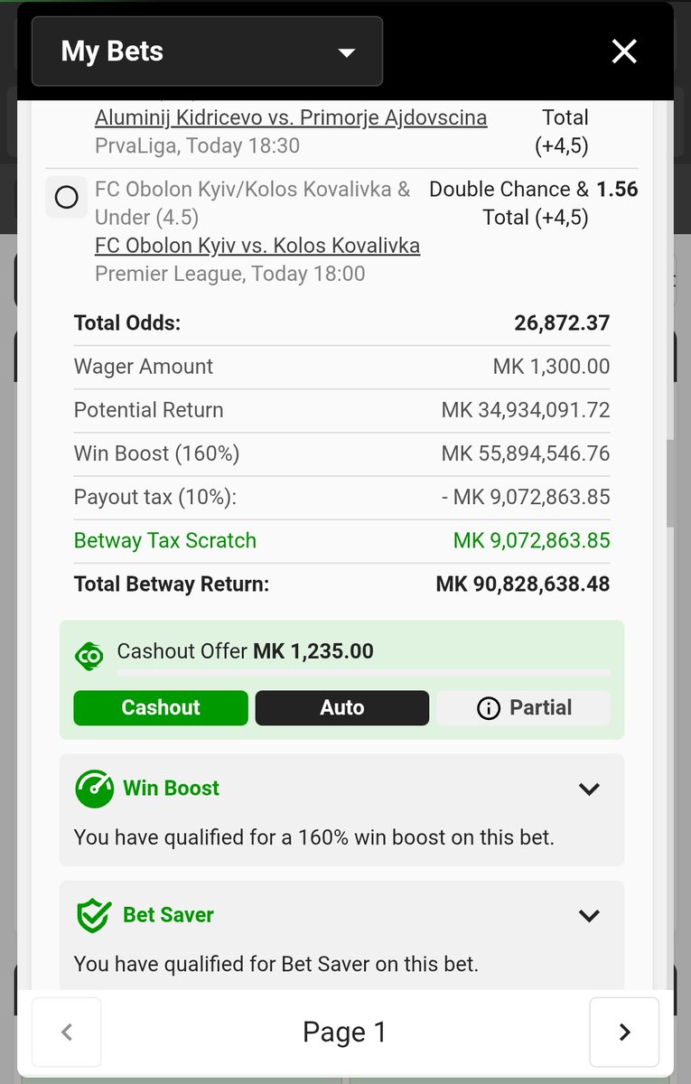 Mangwecha's tweet image. BW24A306C7

26,000 odds💰💥
@BetwayMalawi

Tonight games✅

Remove some if you want

90 million or nothing🎯