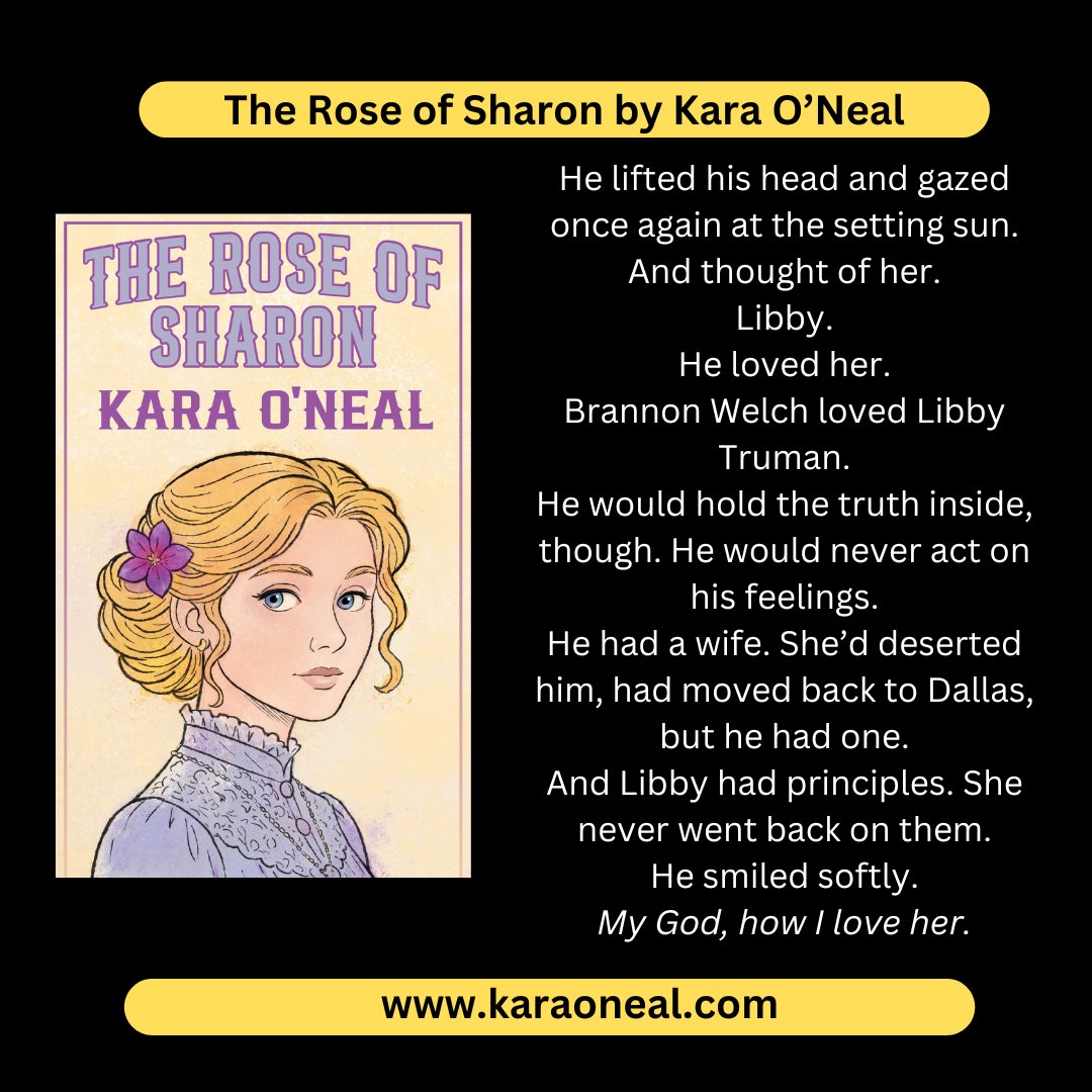 KaraONealAuthor's tweet image. #𝐍𝐞𝐰𝐑𝐞𝐥𝐞𝐚𝐬𝐞!
$2.99
𝐓𝐇𝐄 𝐑𝐎𝐒𝐄 𝐎𝐅 𝐒𝐇𝐀𝐑𝐎𝐍
Order here ➡️ books2read.com/u/3L1Q8D

⭐️Wildflowers of Texas Series
⭐️Tortured Hero + Proper Heroine
⭐️Forbidden Love
⭐️Later In Life
⭐️Romance + Some Suspense
⭐️Historical Western Romance