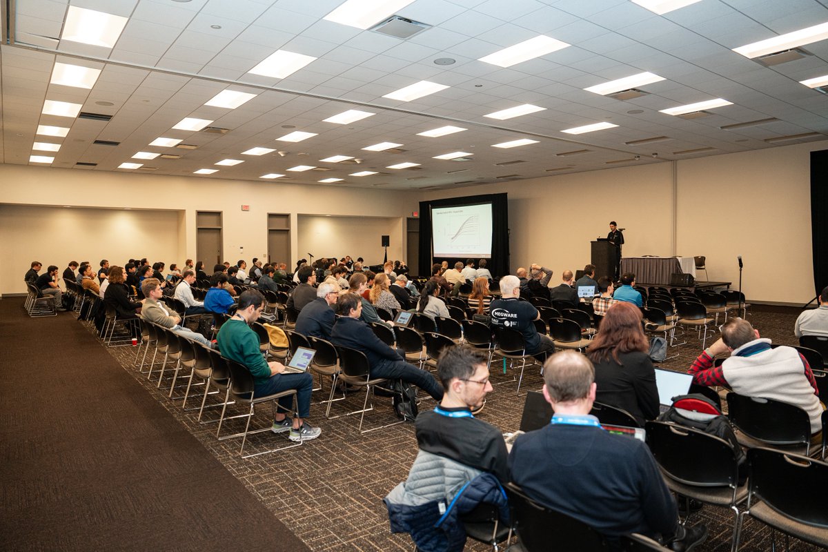 IT4Innovations's tweet image. A Czech footprint in the heart of global #supercomputing &amp;amp; #quantumtech. 
At #SC25, the Czech Republic was right there shaping the future of HPC &amp;amp; quantum computing.
🇬🇧 it4i.cz/en/about/infos…

#supercomputers #VLQ #quantumcomputer 🇨🇿 @eINFRA_CZ 

📸 Lillie Elliot, SC Photography