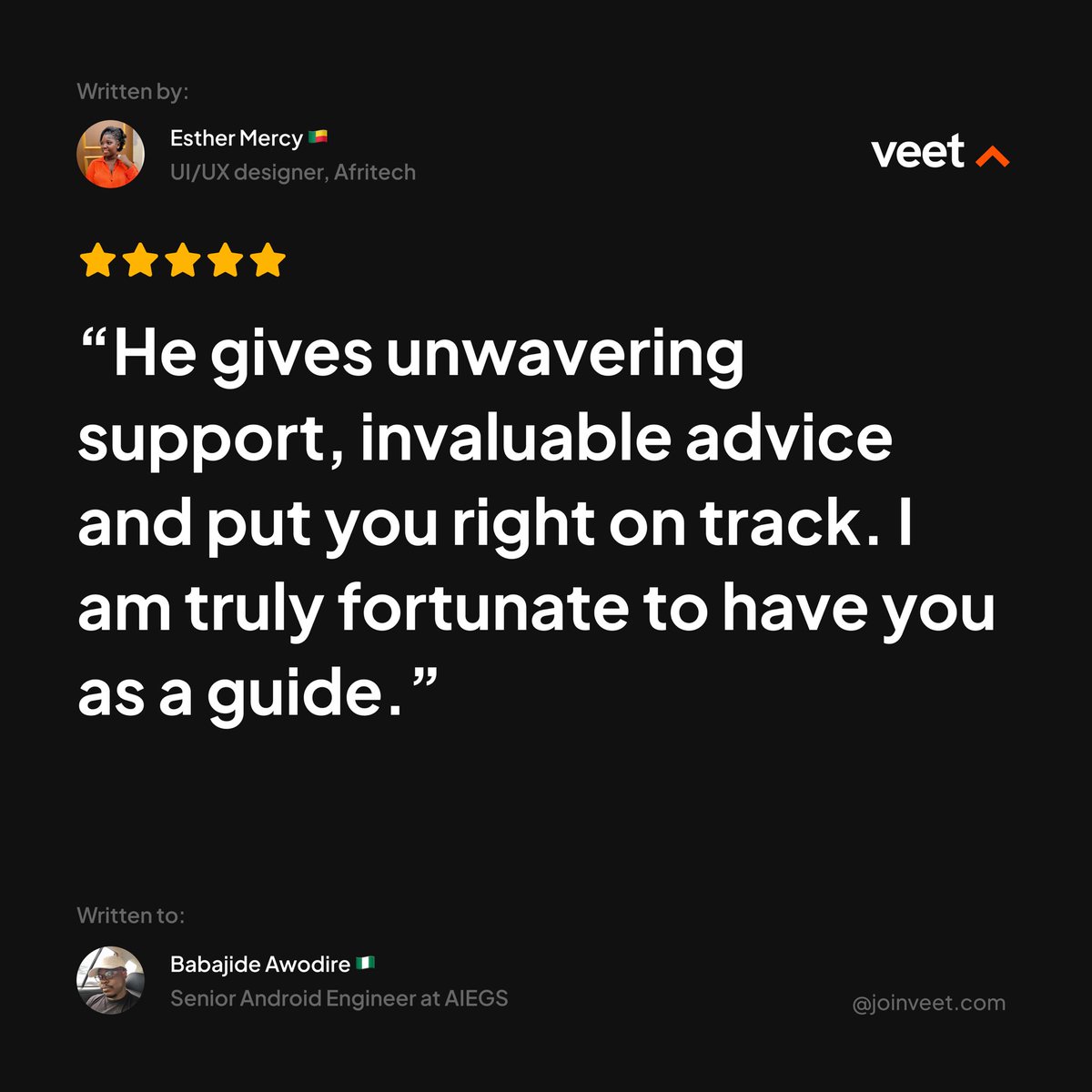 joinveet's tweet image. Feedback From Some of @rhymezx_code’s Mentees

The reviews from his mentorship sessions say everything about the kind of value he brings.

His clarity and guidance have made a real impact, and the mentees he has worked with often talk about how much they learned from him.