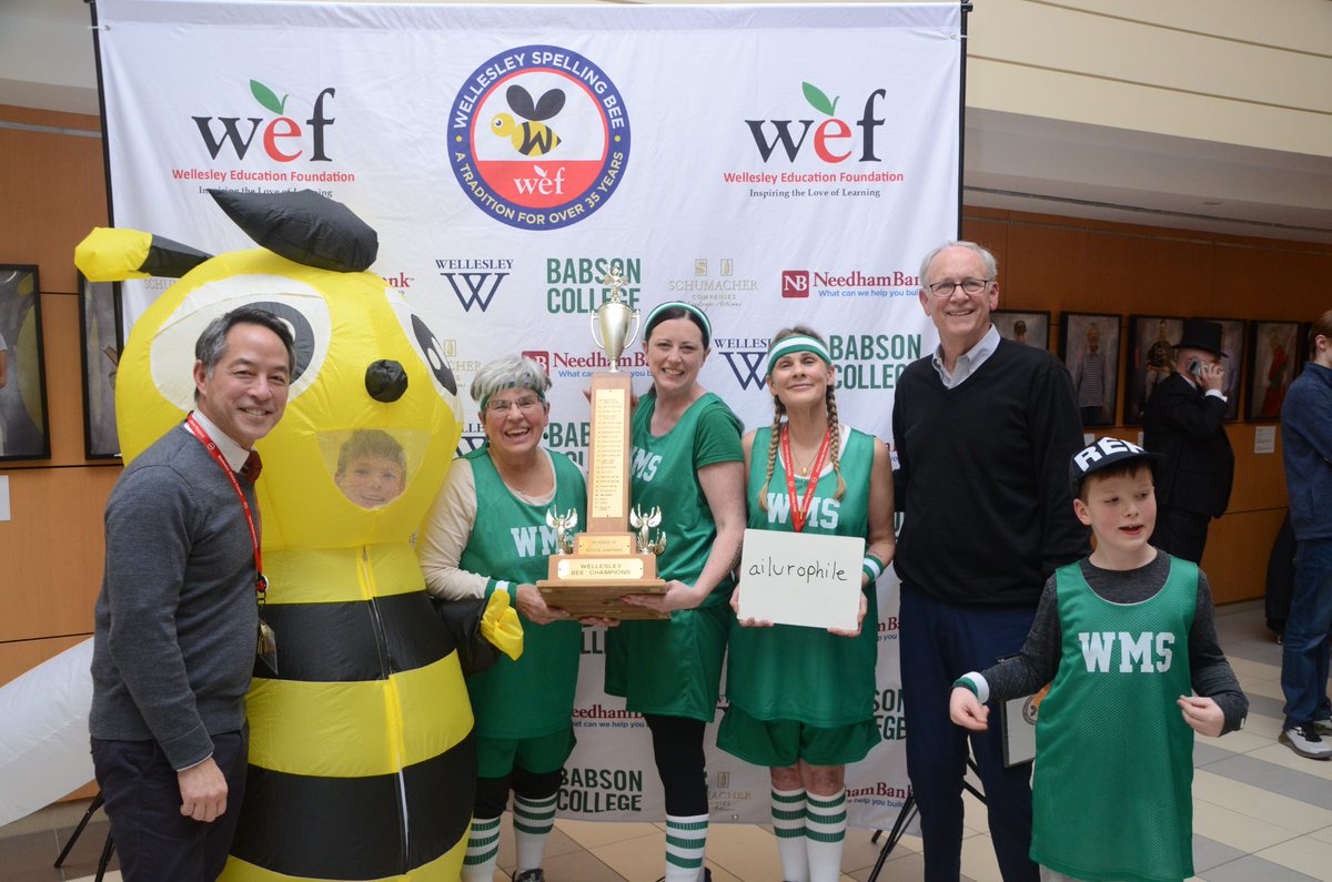 Everything came up green for #Wellesley Middle School teachers at Spelling Bee theswellesleyreport.com/2025/11/everyt… <a href="/WellesleyPS/">Wellesley Public Schools</a> <a href="/WellesleyEdu/">WEF</a>
