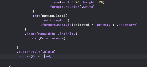 HyperVinceWeb's tweet image. Mes stacks sont tellement mal parsés que je suis obligé de les colorer pour les retrouver. #SwiftUI #IOS #devSwift