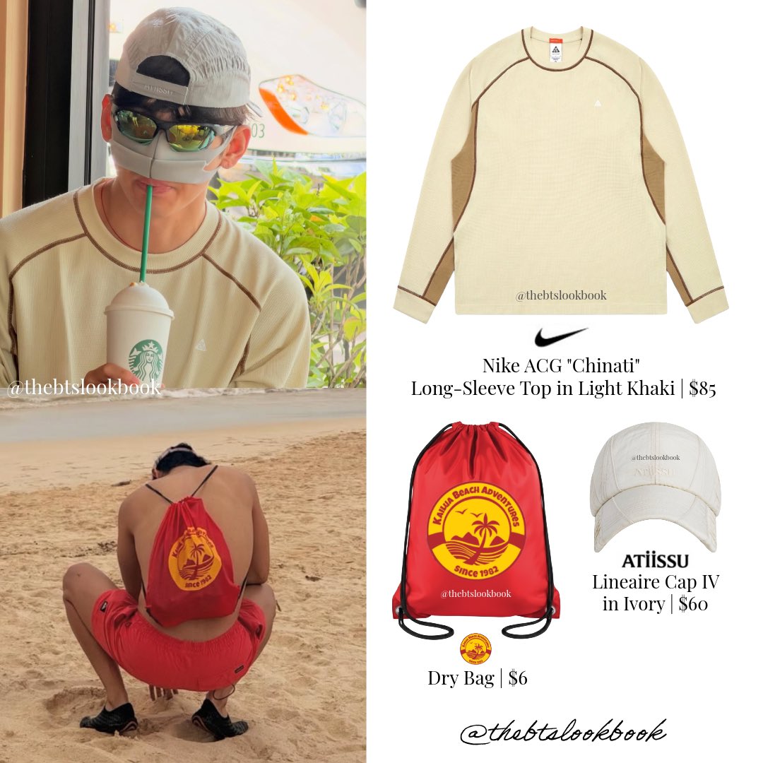 thebtslookbook's tweet image. V wearing Tori Richard “Torch Song Tradewind”, @Nike “ACG Chinati”, Atiissu “Lineaire Cap IV” and @Jeep “Rubicon” 

#V #kimtaehyung #뷔 #thvcloset #방탄소년단 #thebtslookbook #ToriRichard #Nike #Jeep #Atiissu #ootd #thv 

DO NOT REPOST/GIVE CREDITS
