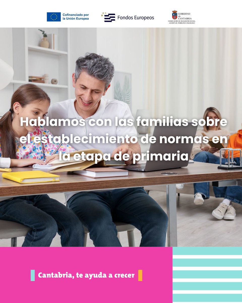 Nuestras familias del Programa AFECTO Primaria han compartido cómo se comunican son sus hijos e hijas al poner nuevas normas. Y en vuestra casa ¿Cómo lo hacéis? 
#CantabriaTeAyudaACrecer #FondosEuropeos