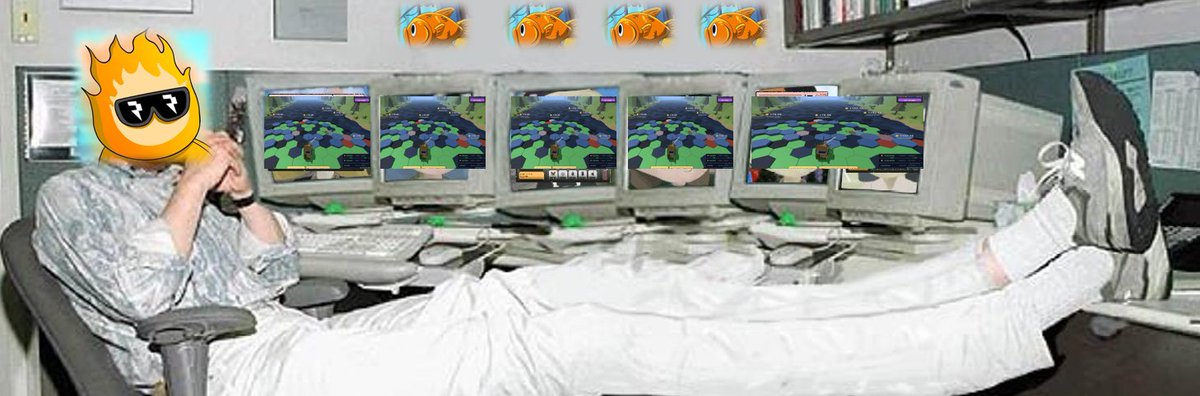"fisherman, why do you need all those monitors?"