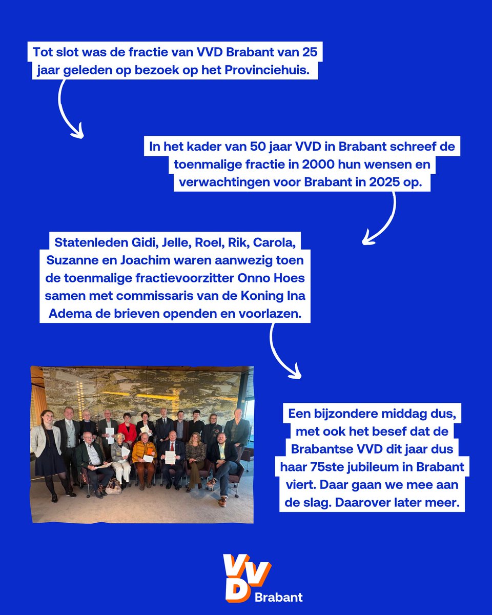 Op vrijdag 21 november gingen onze statenleden op pad door Brabant. Ben je benieuwd naar wat ze hebben gedaan? Lees het hier! 👇

#VVDBrabant #Brabant #werkbezoek #ondernemer #dagvandeondernemer