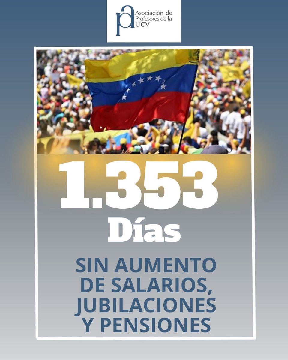 #UCV #Profesores #SalariosDignosYa #BonoNoEsSalario