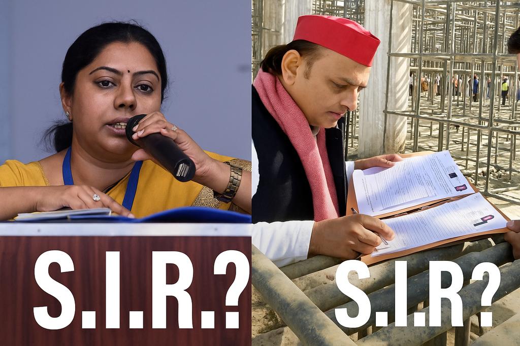 अखिलेश यादव दूरदृष्टि और अनुभव वाले नेता हैं।

वही पल्लवी पटेल—जो खुद पहली बार अखिलेश जी की मदद से विधायक बनीं—SIR का विरोध कर रही हैं,
वहीं अखिलेश जी ने खुद फॉर्म भरकर तस्वीर जारी की।

क्यों?

क्योंकि उन्हें पता है—
चुनाव इमोशन से नहीं,
मतदाता सूची से जीता जाता है।
नाम लिस्ट में