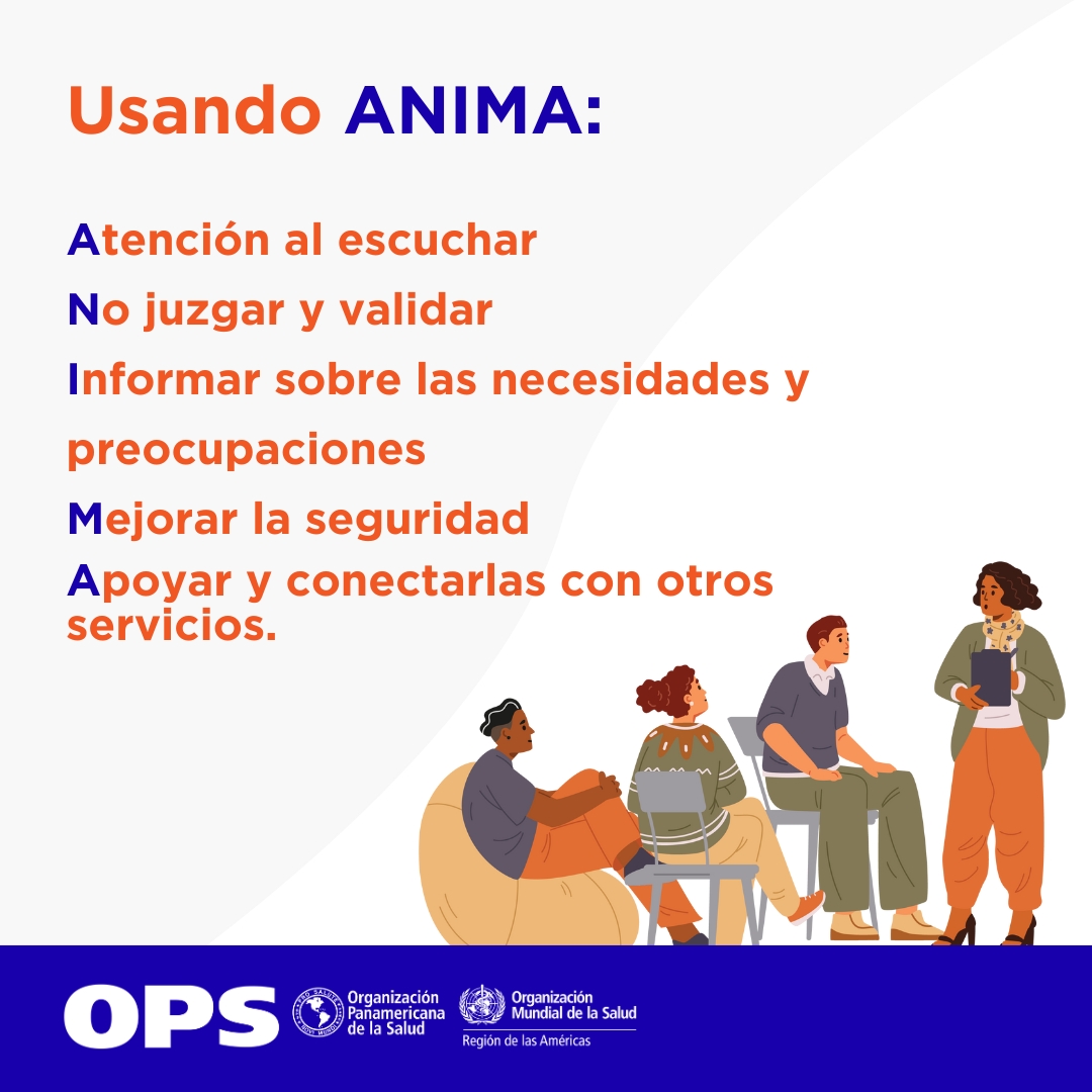 OPSOMSPeru's tweet image. ¿Qué pueden hacer los sistemas de salud para frenar la #ViolenciaContraLasMujeres?

💪 Fortalecer los servicios de respuesta y apoyo a las sobrevivientes, incluyendo el apoyo de primera línea: ANIMA, un programa de capacitación para profesionales de salud.
iris.paho.org/handle/10665.2…