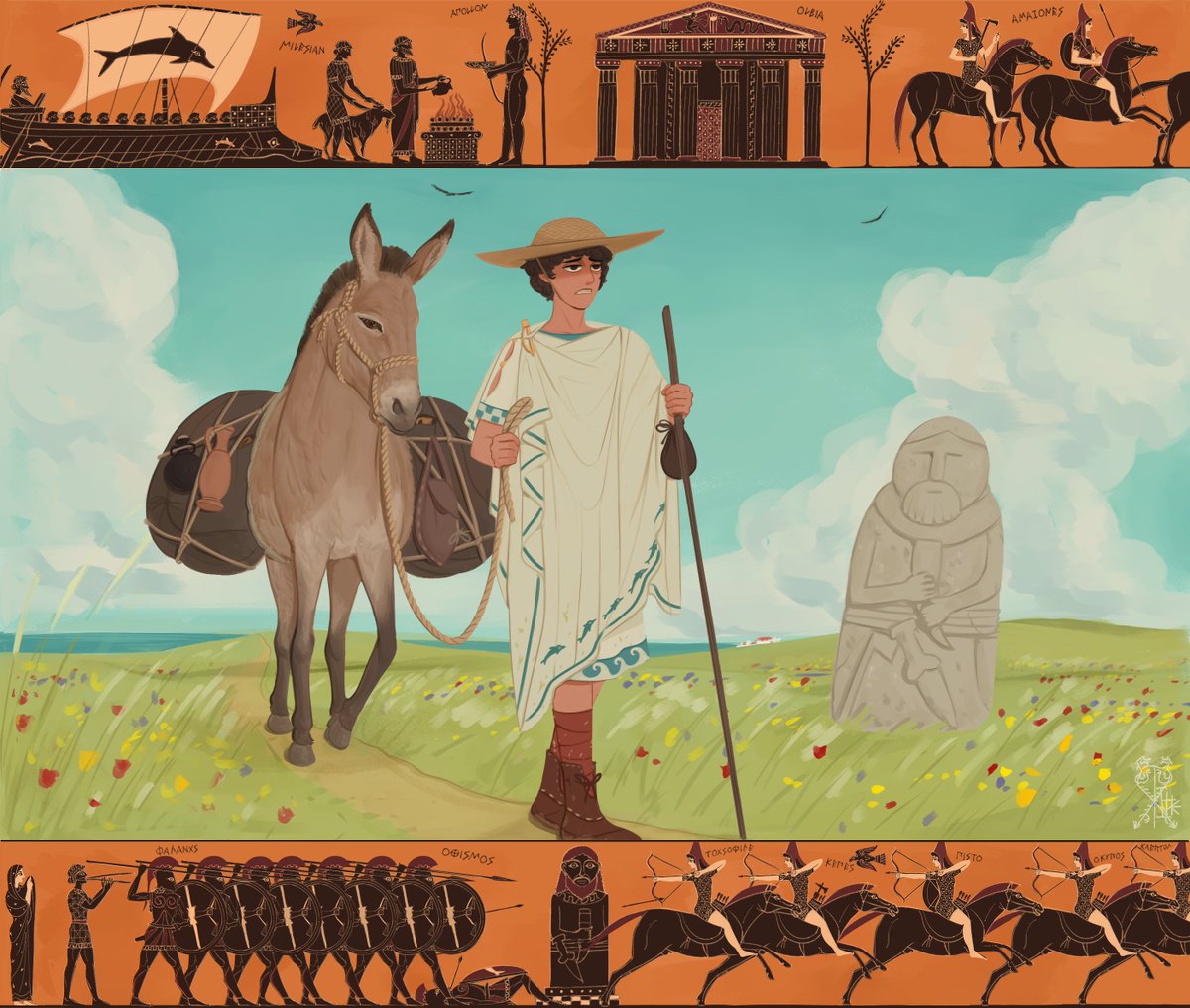 sanstitre2000's tweet image. Greek merchant in Scythian lands