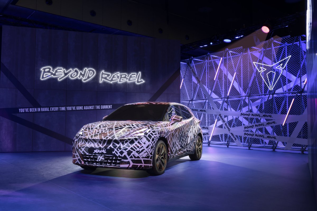 Marshall_CUPRA's tweet photo. We can't wait for 2026! Introducing the #CUPRA #Raval EV. With striking design, electrifying performance and unconventional features - it’s engineered not only for city life, but for much more, including road trips and longer journeys.

What do you think? https://t.co/giBUXerGLA