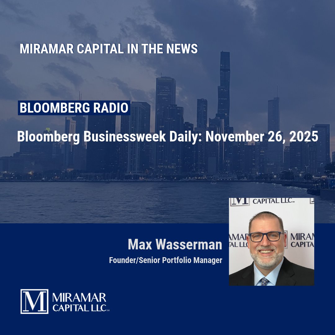 In a recent conversation on Bloomberg: Businessweek, Miramar Capital's <a href="/MaxWasserman4/">Max Wasserman</a> discussed expectations for an interest rate cut through the end of the year, as well as stock picks for a lower interest rate environment. <a href="/business/">Bloomberg</a> 

LISTEN: youtu.be/UK6VKwJwfgw?si…