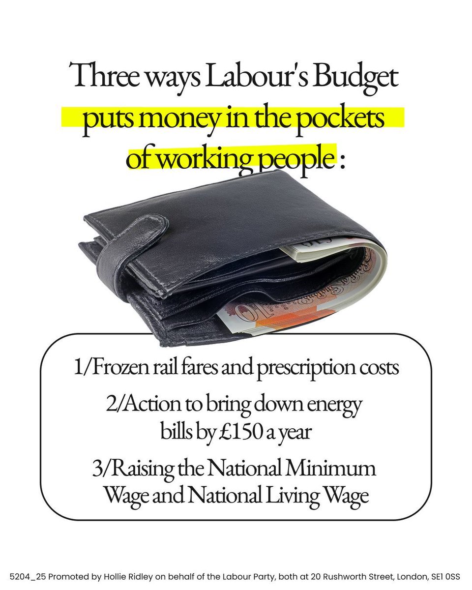 UKLabour's tweet image. Labour&apos;s Budget will mean more money in the pockets of working people.