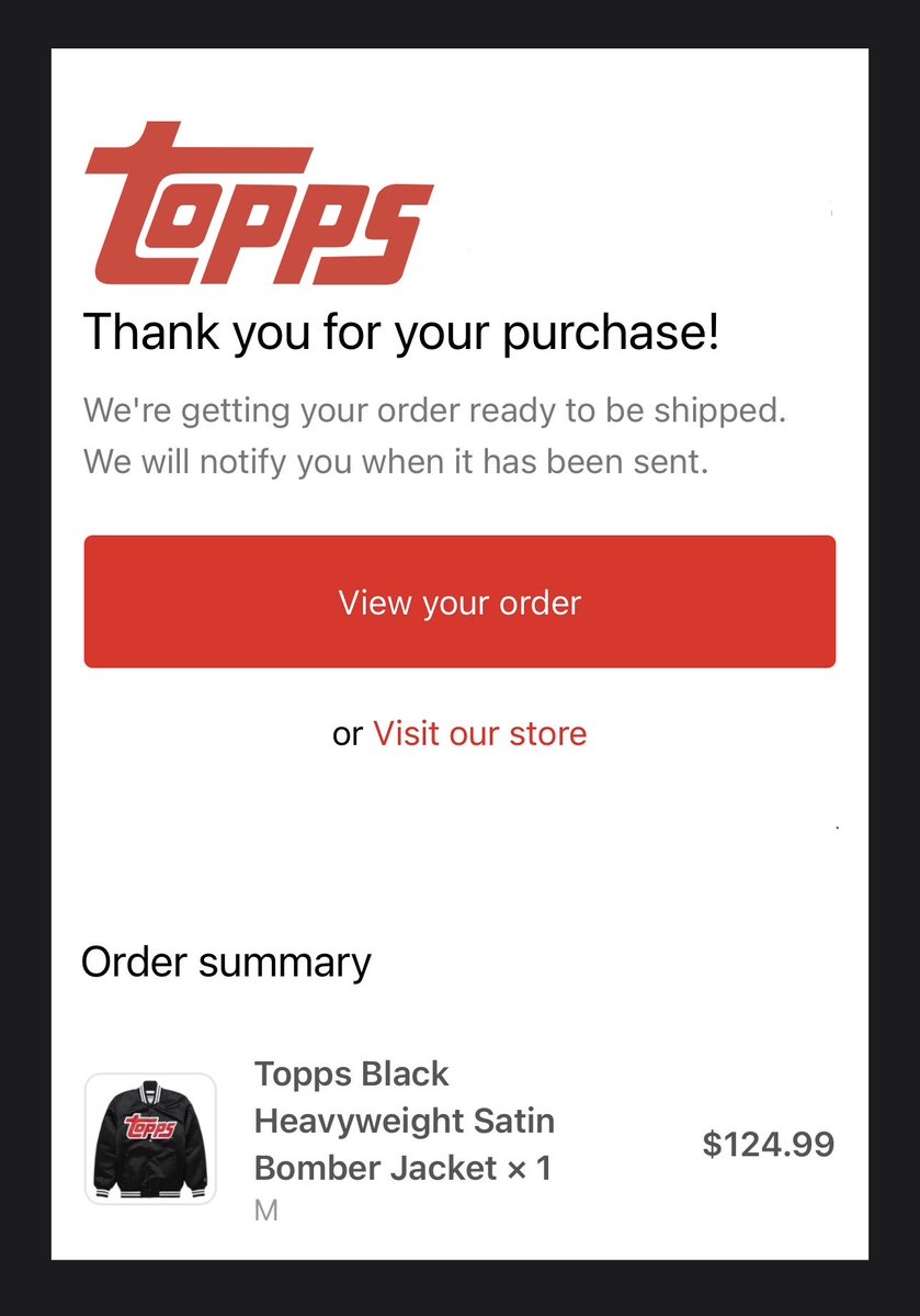 I did it, I bought the silly topps jacket