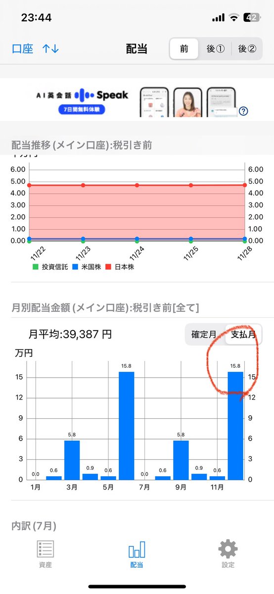 potakupo's tweet photo. トヨタとNTTから配当金振り込まれて、配当金ラッシュ始まった！
もうすぐ月平均4万円！ https://t.co/UKpSOb3fmJ
